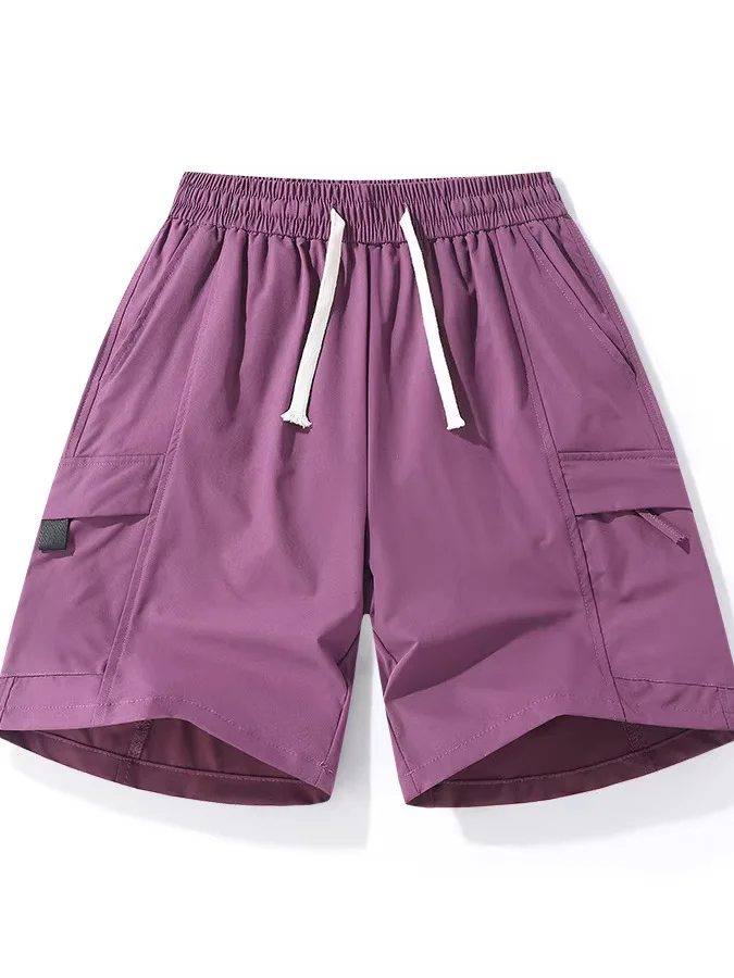 Men's Summer Thin Ice Silk Loose Fit Five-Quarter Workwear Shorts Straight Leg Casual Comfortable Polyester Fiber Shorts
Men's Summer Thin Ice Silk Loose Fit Five-Quarter Workwear Shorts Straight Leg Casual Comfortable Polyester Fiber Shorts