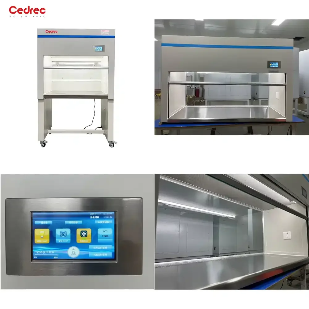 High Quality Vertical Laminar Flow Cabinet with HEPA Filter Laboratory Furniture Clean Room for Labs & School
High Quality Vertical Laminar Flow Cabinet with HEPA Filter Laboratory Furniture Clean Room for Labs & School