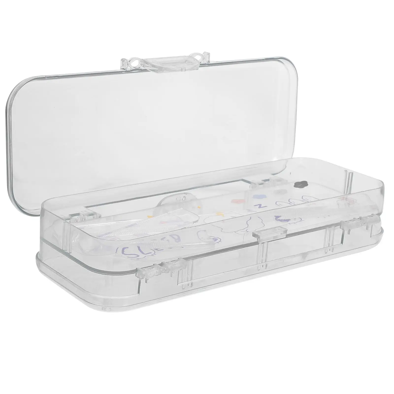 Clear Plastic Pencil Case Plastic Box Transparent Stationery Container Large Capacity Storage Case for Students
Clear Plastic Pencil Case Plastic Box Transparent Stationery Container Large Capacity Storage Case for Students