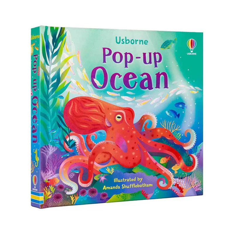 Pop-Up Ocean 3D Lift-the-Flap Book, English Picture Book for Toddlers, Early Educational Storybook,Bedtime reading materials
Pop-Up Ocean 3D Lift-the-Flap Book, English Picture Book for Toddlers, Early Educational Storybook,Bedtime reading materials