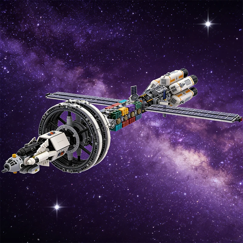 2775 деталей MOC Space Series: Прототип космического корабля, модель для сборки из строительных блоков, креативные игрушки для самостоятельной сборки, подарки для детей
2775 деталей MOC Space Series: Прототип космического корабля, модель для сборки из строительных блоков, креативные игрушки для самостоятельной сборки, подарки для детей