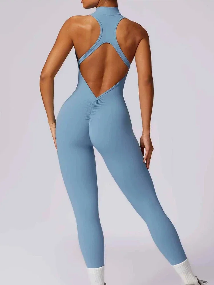 Zipper Yoga Jumpsuit Fitness Sports Overalls Gym Clothing Set Yoga Wear Pilates Workout Clothes Women Outfit Push Up Activewear
Zipper Yoga Jumpsuit Fitness Sports Overalls Gym Clothing Set Yoga Wear Pilates Workout Clothes Women Outfit Push Up Activewear