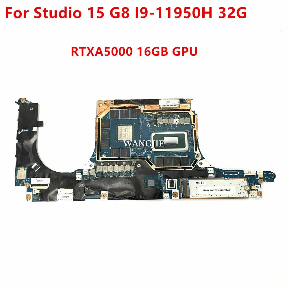 Материнская плата для ноутбука LA-K721P M74234-001 M74234-601 для HP Studio 15 G8 SRKT6 I9-11950H 32G QN20-E5-A1 RTXA5000 16 ГБ 100% рабочая
Материнская плата для ноутбука LA-K721P M74234-001 M74234-601 для HP Studio 15 G8 SRKT6 I9-11950H 32G QN20-E5-A1 RTXA5000 16 ГБ 100% рабочая
