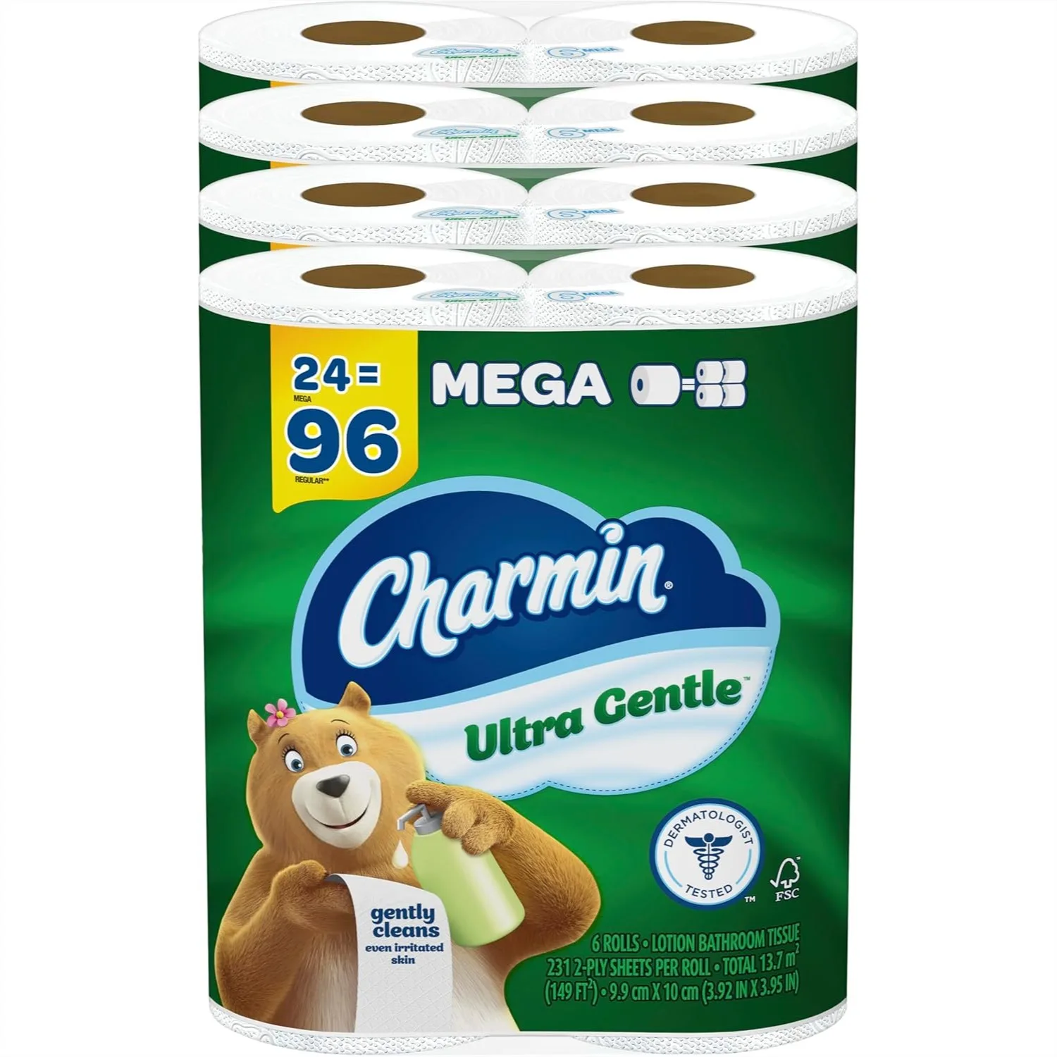 Ultra Gentle Toilet Paper 24 Mega Rolls 231 Sheets Each for Sensitive Skin Long-Lasting Use
Ultra Gentle Toilet Paper 24 Mega Rolls 231 Sheets Each for Sensitive Skin Long-Lasting Use