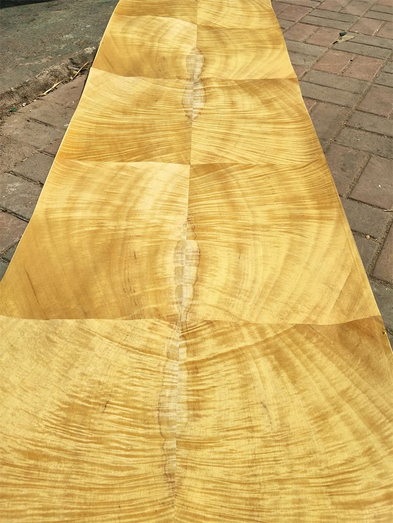 Natural Wood Veneer Silkwood Gold Nan 60cm x 250cm 0.25mm Kraft Paper Backing Gold Yellow
Natural Wood Veneer Silkwood Gold Nan 60cm x 250cm 0.25mm Kraft Paper Backing Gold Yellow