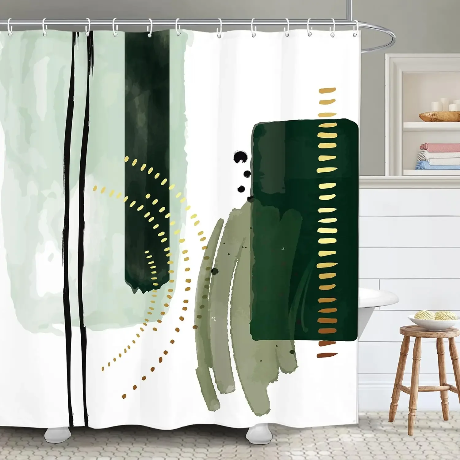 Abstract minimalist modern bathroom shower curtain neutral beautiful striped waterproof decorative shower curtain
Abstract minimalist modern bathroom shower curtain neutral beautiful striped waterproof decorative shower curtain