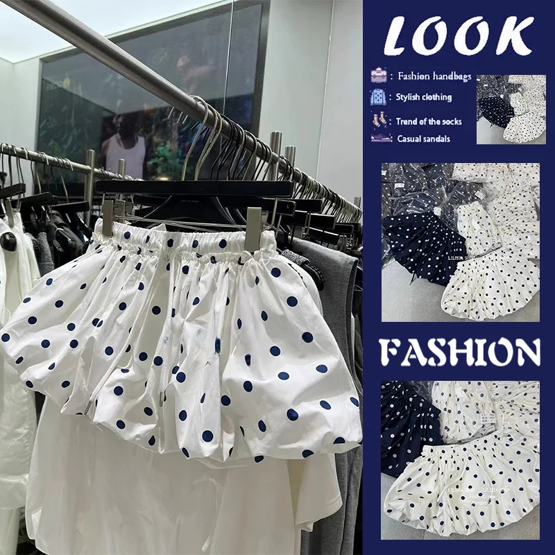 Fashionable Polka Dot Bloomer Skirt A-Line Skirt Breathable Summer New Arrival Women's Commute Style Loose Fit Skirt
Fashionable Polka Dot Bloomer Skirt A-Line Skirt Breathable Summer New Arrival Women's Commute Style Loose Fit Skirt