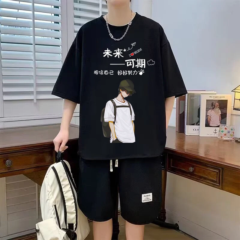 Подростковый повседневный спортивный комплект 2024: Новинка! Мужской креативный топ с текстовым принтом, универсальные модные брендовые шорты из полиэстера для лета.
Подростковый повседневный спортивный комплект 2024: Новинка! Мужской креативный топ с текстовым принтом, универсальные модные брендовые шорты из полиэстера для лета.