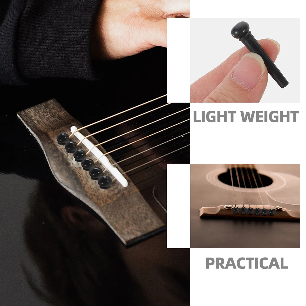 12 Pcs String Nail Accessories Acoustic Guitar Pegs The Strings Bridge Pins for Abs Tuning
12 Pcs String Nail Accessories Acoustic Guitar Pegs The Strings Bridge Pins for Abs Tuning