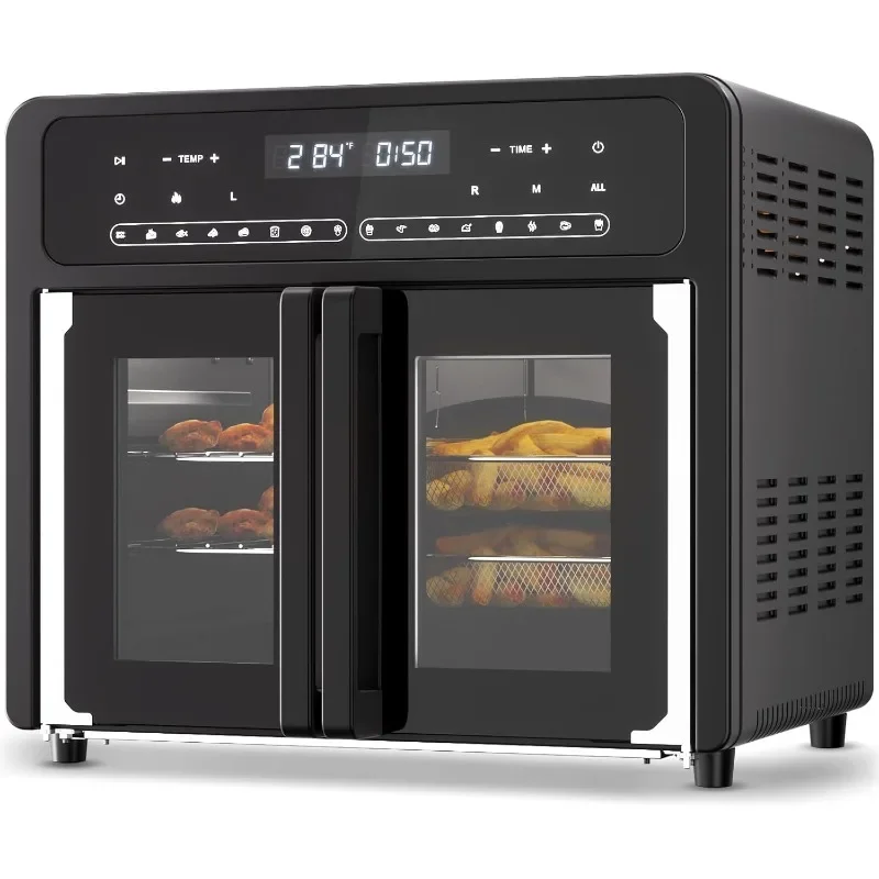 Cobuy Dual Zone Air Fryer Oven Combo, Digital Air Fryer Oven with Glass French Door, Extra Large Family Servings
Cobuy Dual Zone Air Fryer Oven Combo, Digital Air Fryer Oven with Glass French Door, Extra Large Family Servings