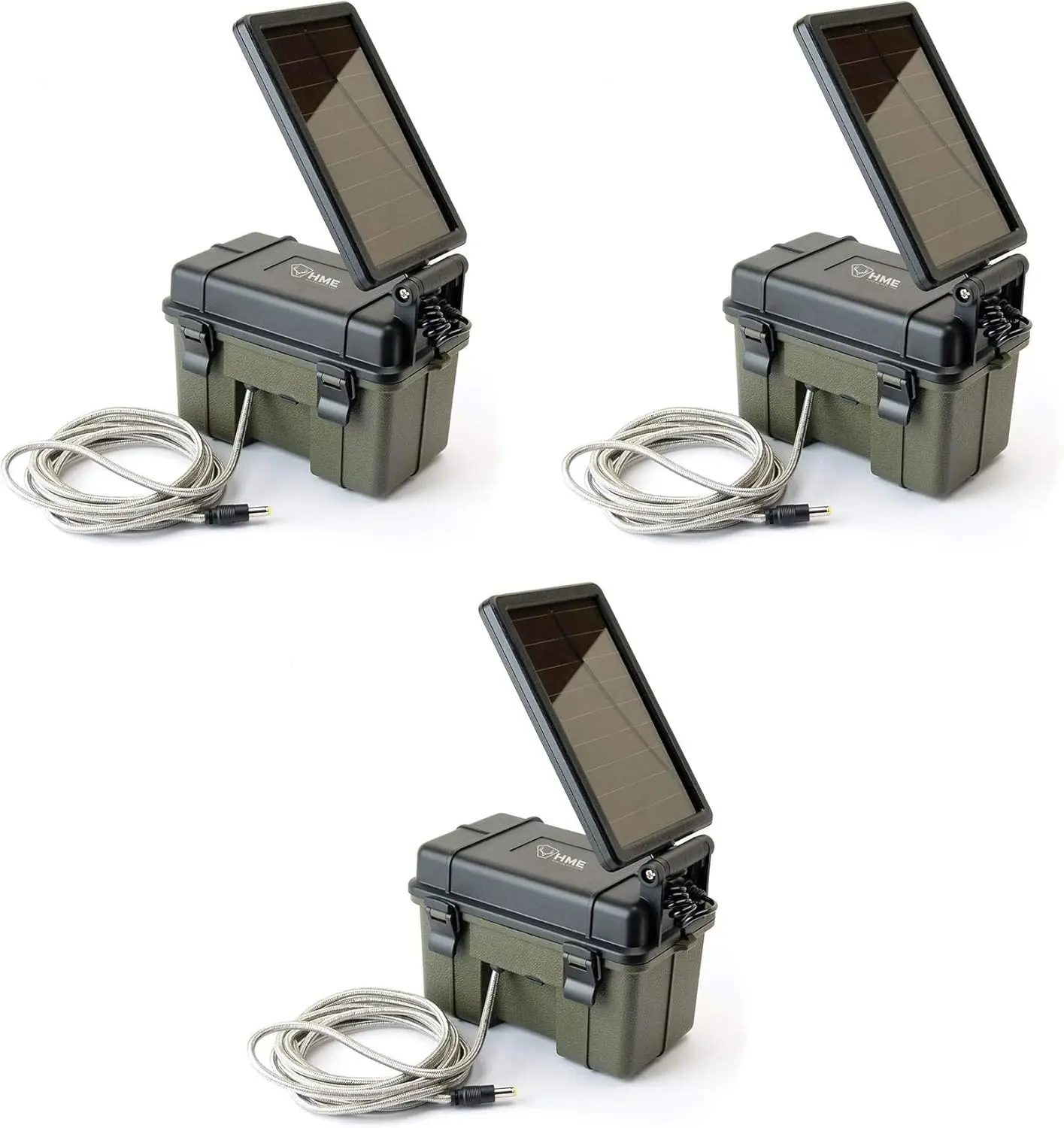 12V Solar Power Pack for Trail Cameras, 3-Pack
12V Solar Power Pack for Trail Cameras, 3-Pack