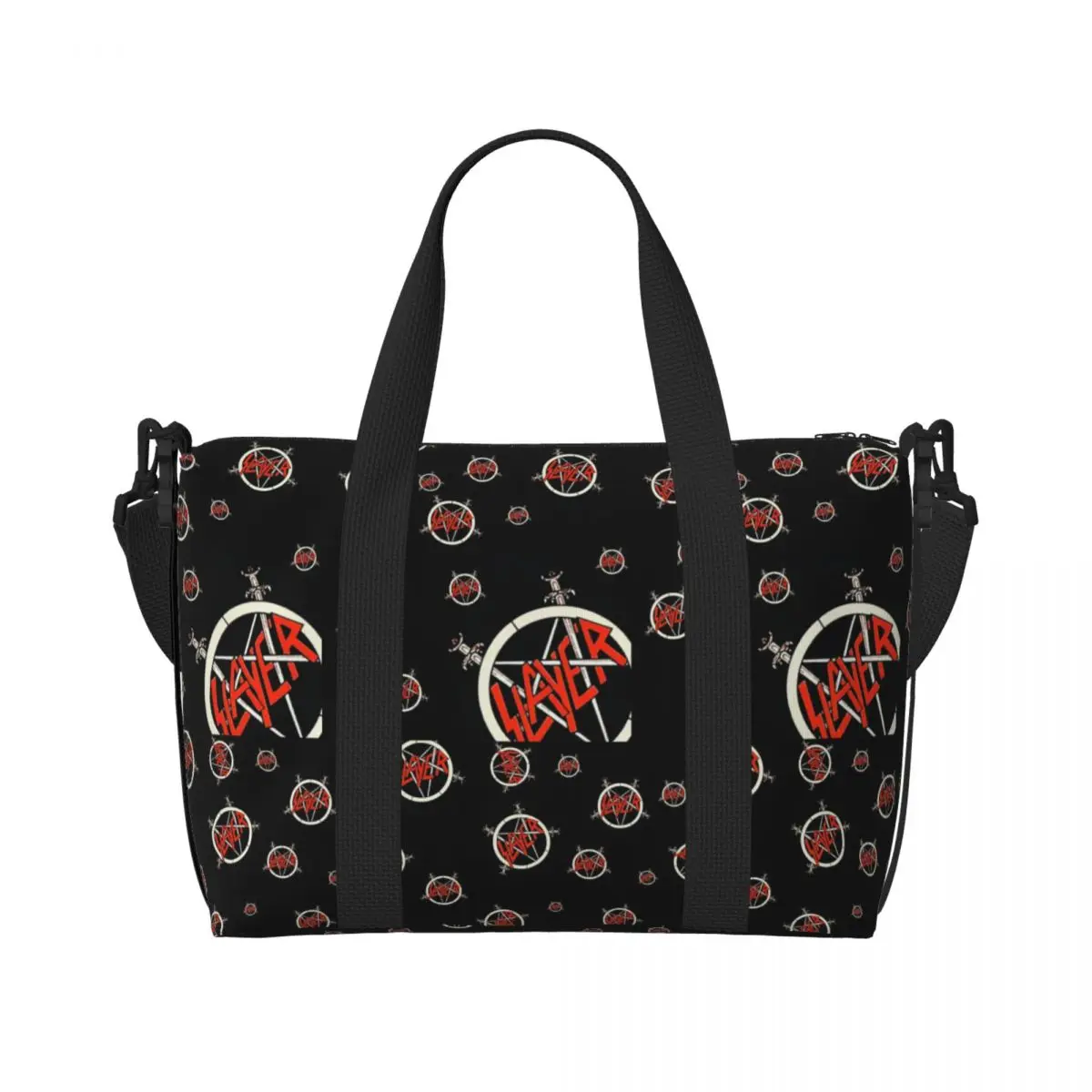 Custom Heavy Metal Rock S-slayers Beach Tote Bag for Women Large Compartment Gym Beach Travel Bags
Custom Heavy Metal Rock S-slayers Beach Tote Bag for Women Large Compartment Gym Beach Travel Bags
