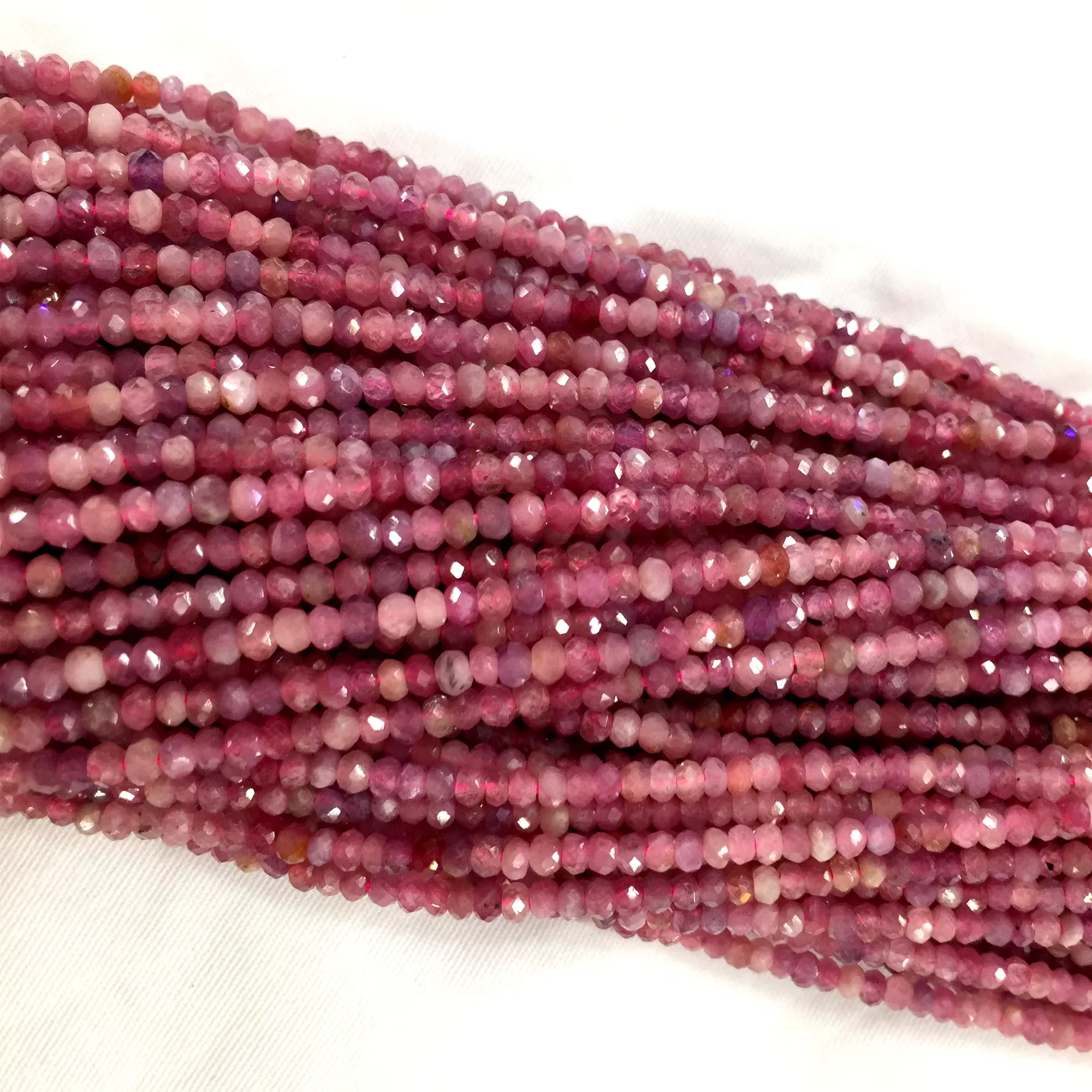 Natural Purple Red Tanzania Ruby Hand Cut Loose Faceted Rondelle Small Beads For Jewelry Making DIY Necklace
Natural Purple Red Tanzania Ruby Hand Cut Loose Faceted Rondelle Small Beads For Jewelry Making DIY Necklace