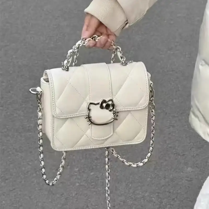 2026 Sanrio Hello Kitty Shoulder Bag Metal Kitty Handbag Crossbody Small Square Storage Pouch Premium Versatile Chain Bags Gift
2026 Sanrio Hello Kitty Shoulder Bag Metal Kitty Handbag Crossbody Small Square Storage Pouch Premium Versatile Chain Bags Gift