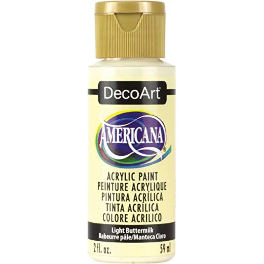 Americana Acrylic Paint, 2-Ounce, Light Buttermilk DA164-3
Americana Acrylic Paint, 2-Ounce, Light Buttermilk DA164-3