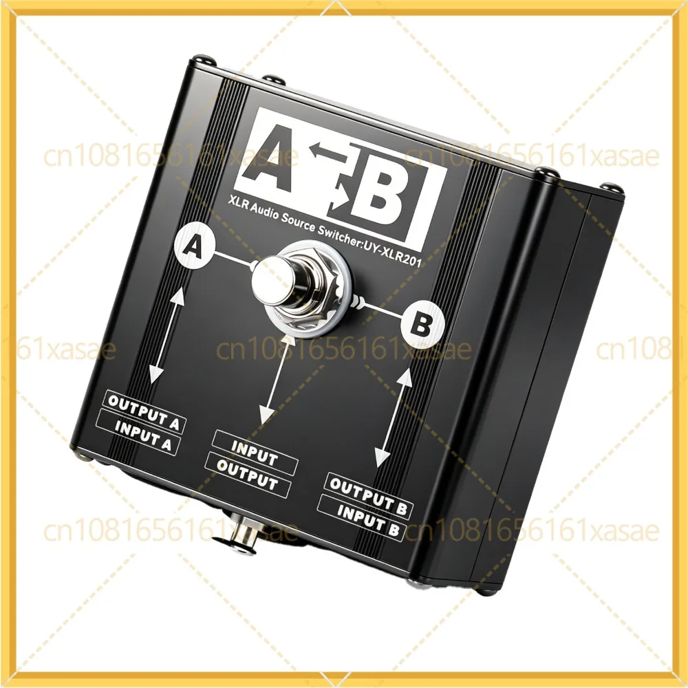 For Youyin Brother Footswitch 2 IN 1 OUT Mic Signal Switcher Selector Stage Audio Equipment AB XLR Switcher
For Youyin Brother Footswitch 2 IN 1 OUT Mic Signal Switcher Selector Stage Audio Equipment AB XLR Switcher