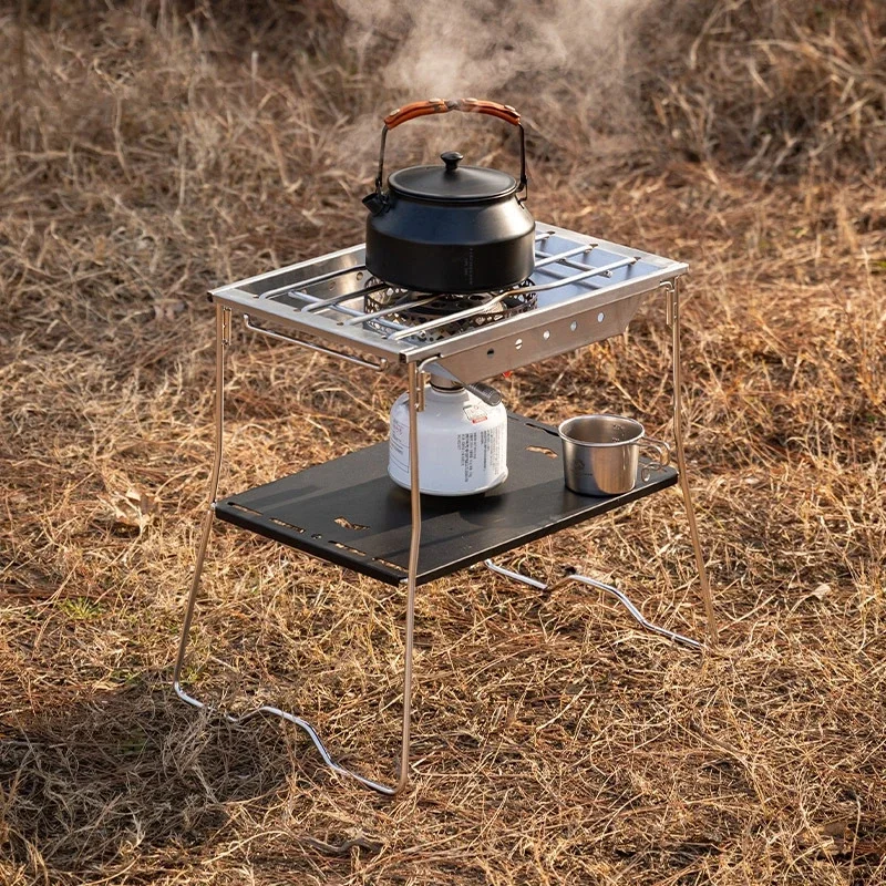 G-38 Unit Multi functional Bridge Camping Barbecue Table Stainless Steel Camping Foldable Expansion Stand
G-38 Unit Multi functional Bridge Camping Barbecue Table Stainless Steel Camping Foldable Expansion Stand