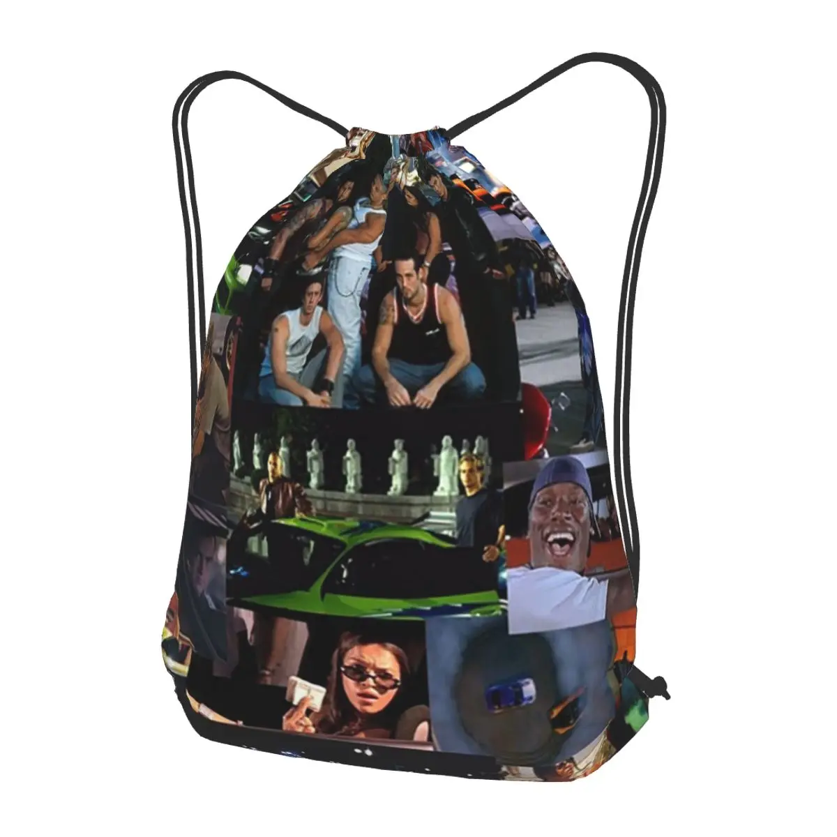 Fast And Furious Collage Backpacks Portable Drawstring Bundle Pocket Sports Bag Book Bags for Travel School
Fast And Furious Collage Backpacks Portable Drawstring Bundle Pocket Sports Bag Book Bags for Travel School