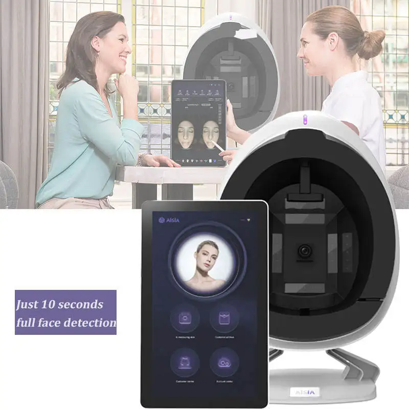 Smart Intelligent Digital Facial Skin Analyzer 3D AI Face Skin Analysis Machine Aisia Skin Analyzer Machine
Smart Intelligent Digital Facial Skin Analyzer 3D AI Face Skin Analysis Machine Aisia Skin Analyzer Machine