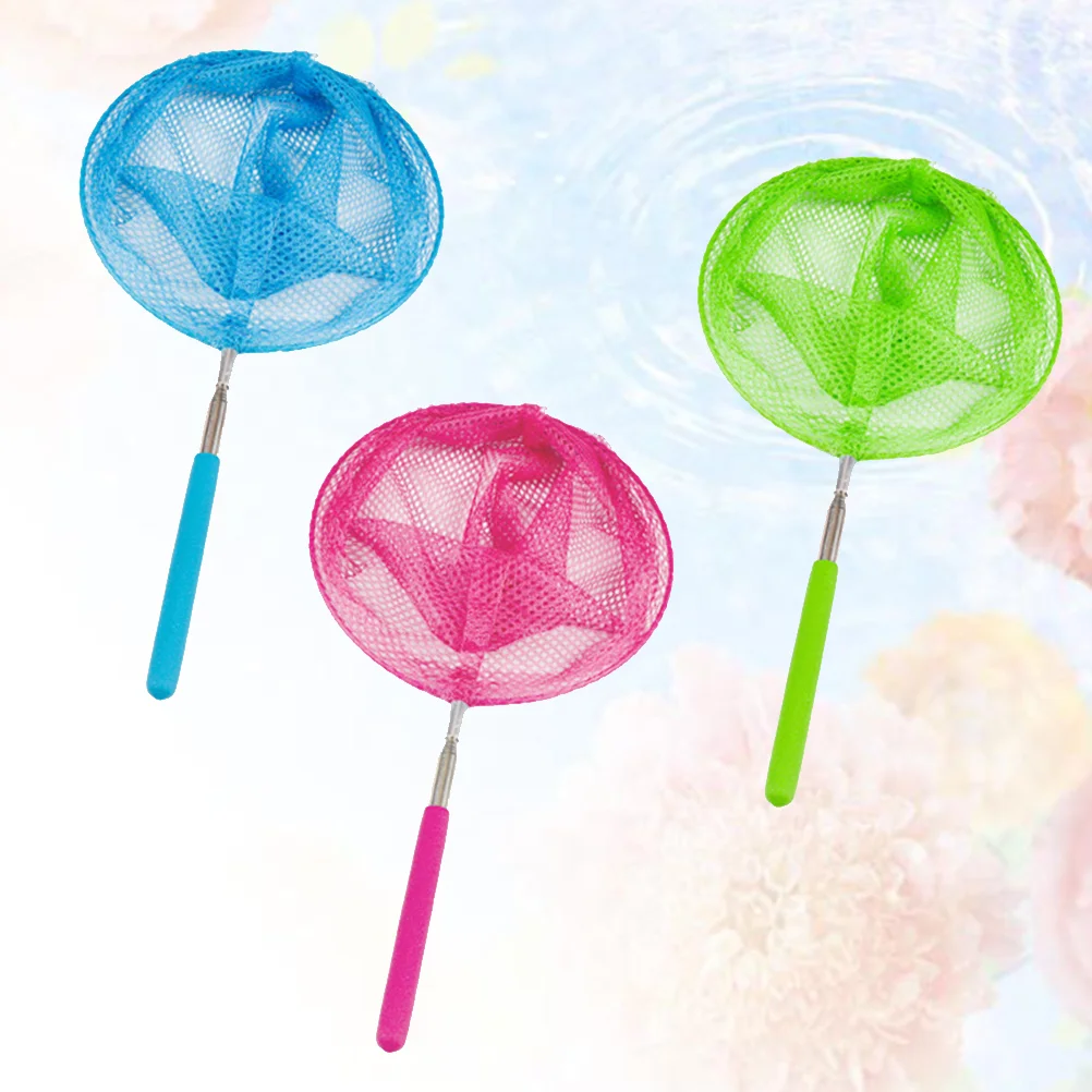 3 Pcs Fishnets with Handle Stretch Fishing for Kids Elastic Foldable Catch Child
3 Pcs Fishnets with Handle Stretch Fishing for Kids Elastic Foldable Catch Child