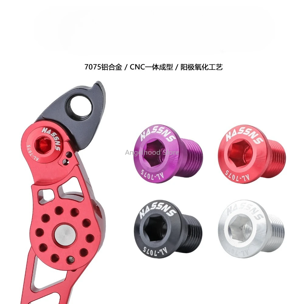 Винт направляющей цепи HASSNS из алюминиевого сплава с ЧПУ 7075, удлиненный винт для подвески переключателя, винт для направляющей велосипедной цепи, запасные части
Винт направляющей цепи HASSNS из алюминиевого сплава с ЧПУ 7075, удлиненный винт для подвески переключателя, винт для направляющей велосипедной цепи, запасные части