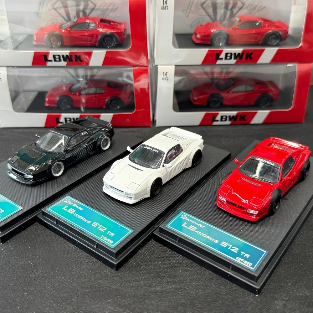 Star Model 1:64 Liberty Walk 512TR Testarossa Diecast Model Car
Star Model 1:64 Liberty Walk 512TR Testarossa Diecast Model Car
