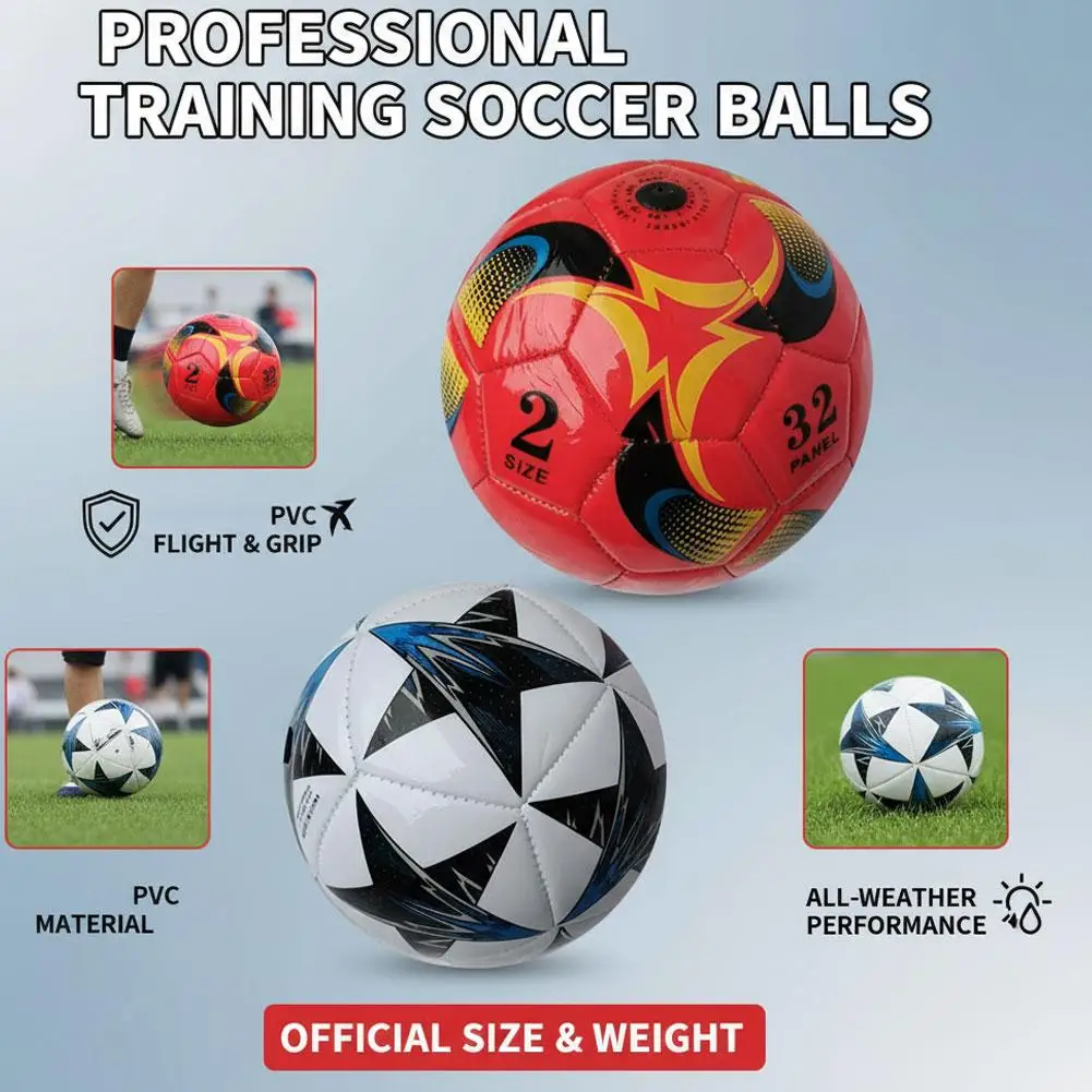Size 2 Kids Mini Soccer Ball Machine Stitched Toddler Training Football Soft Lightweight Small Soccer Ball for Toddlers Youth
Size 2 Kids Mini Soccer Ball Machine Stitched Toddler Training Football Soft Lightweight Small Soccer Ball for Toddlers Youth
