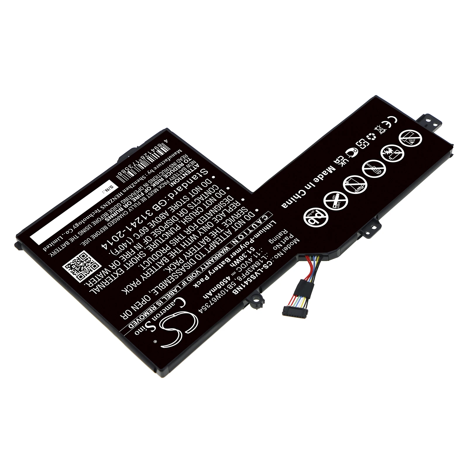 Replacement 11.4V 4500mAh Laptop Battery L18M3PF8 for Lenovo Ideapad S540 15 S540-15iml
Replacement 11.4V 4500mAh Laptop Battery L18M3PF8 for Lenovo Ideapad S540 15 S540-15iml