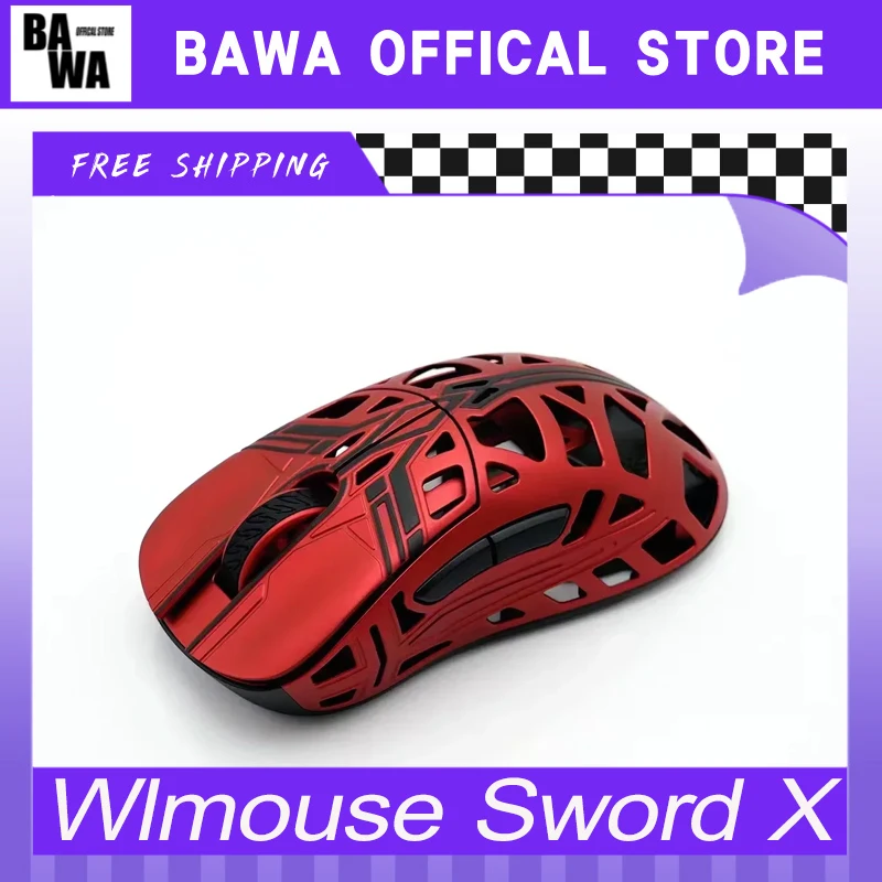 Мышь Wlmouse Sword X Wanling 3950hs Sensor 2,4g Беспроводная из магниевого сплава, легкая игровая мышь 8k, аксессуар для настольного ПК
Мышь Wlmouse Sword X Wanling 3950hs Sensor 2,4g Беспроводная из магниевого сплава, легкая игровая мышь 8k, аксессуар для настольного ПК