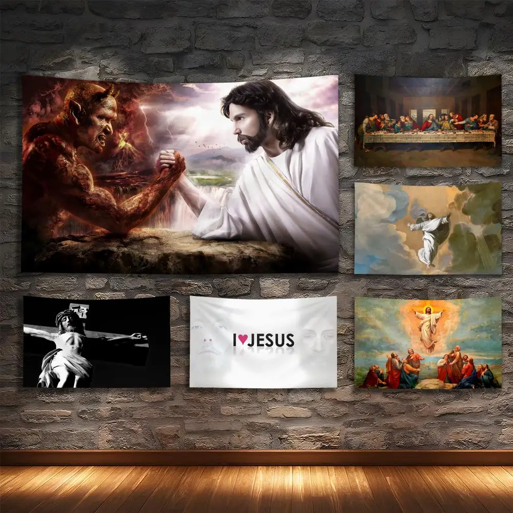 Jesus Retro Christianity Faith Tapestry Custom Living Bedroom Party Dormitory Interior Wall Bohemian Decoration Attached Clip
Jesus Retro Christianity Faith Tapestry Custom Living Bedroom Party Dormitory Interior Wall Bohemian Decoration Attached Clip