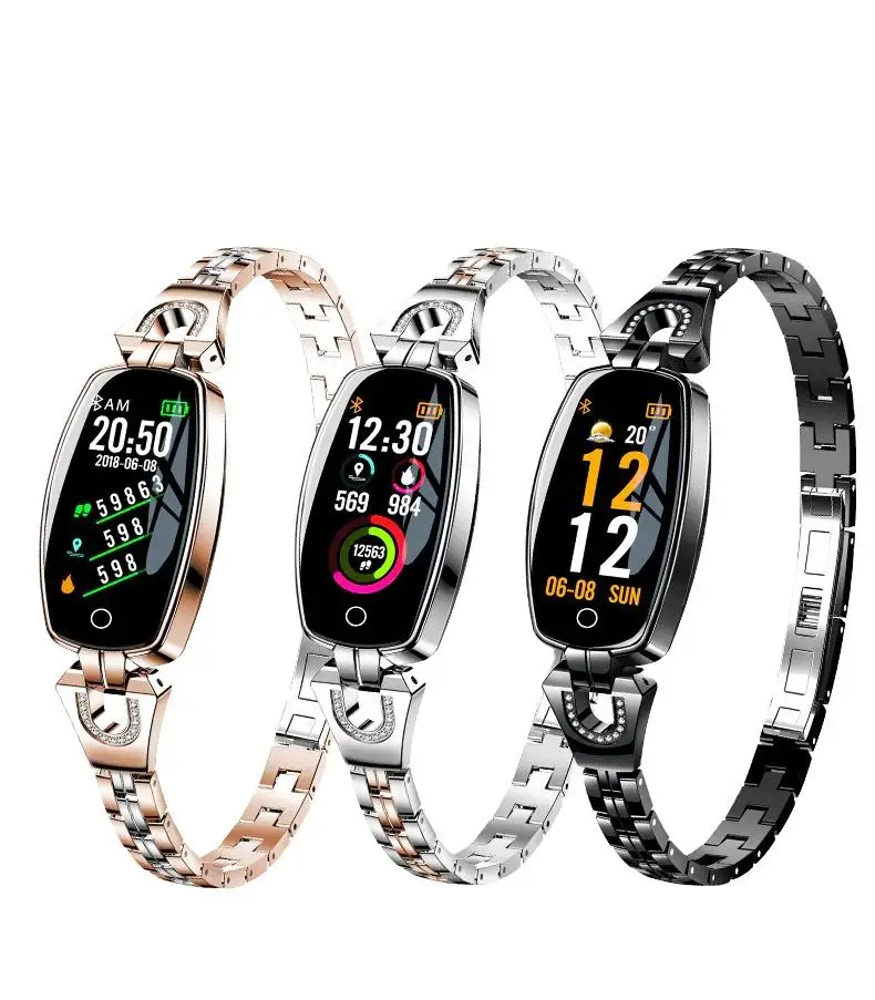 Missgoal Women Smart Watch H8 Heart Rate Monitor Fitness Tracker Smartwatch Diamond Waterproof Lady Smart Clock Gift For Girl
Missgoal Women Smart Watch H8 Heart Rate Monitor Fitness Tracker Smartwatch Diamond Waterproof Lady Smart Clock Gift For Girl