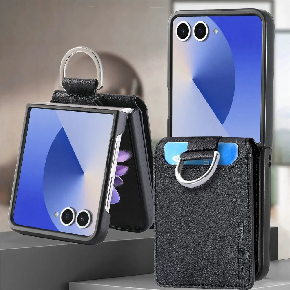 Кожаный чехол для телефона с рисунком личи для Samsung Galaxy Z Flip 6 5 4 3 7 fe Flip7 Flip5 Flip4 Flip3 Ring Holder Противоударный чехол
Кожаный чехол для телефона с рисунком личи для Samsung Galaxy Z Flip 6 5 4 3 7 fe Flip7 Flip5 Flip4 Flip3 Ring Holder Противоударный чехол