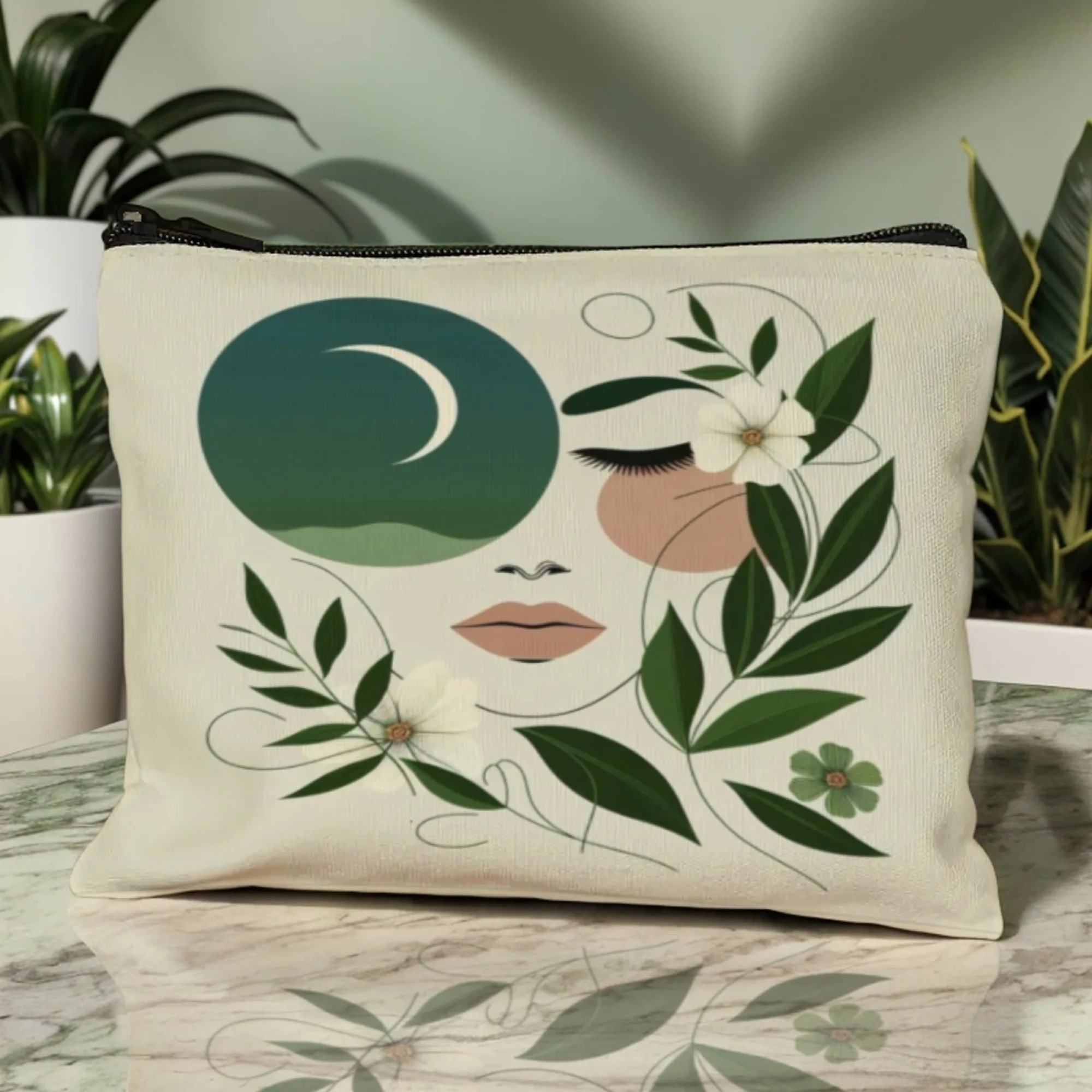 Witchy Духовная косметичка с лунным пейзажем и цветочным принтом Сумка на молнии Мягкий тон Косметический органайзер Ежедневная дорожная косметичка
Witchy Духовная косметичка с лунным пейзажем и цветочным принтом Сумка на молнии Мягкий тон Косметический органайзер Ежедневная дорожная косметичка