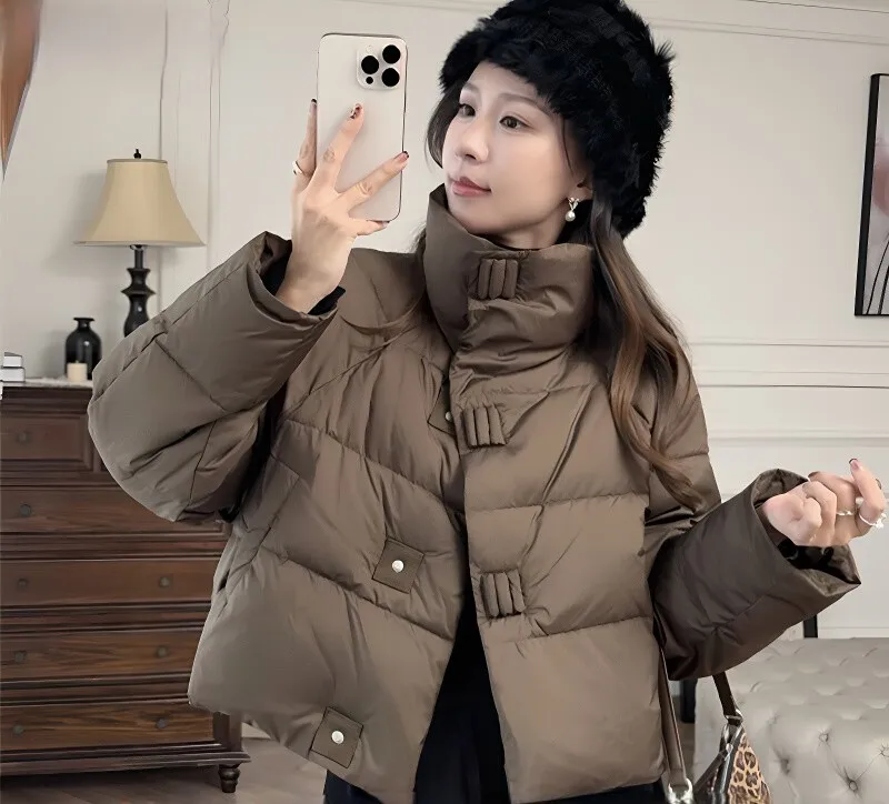 Puffer Parkas Womens Winter Coat Female Buckle Waterproof Thick Reversible Military Zippers Fashion Korean Popular Cute Long Ins
Puffer Parkas Womens Winter Coat Female Buckle Waterproof Thick Reversible Military Zippers Fashion Korean Popular Cute Long Ins