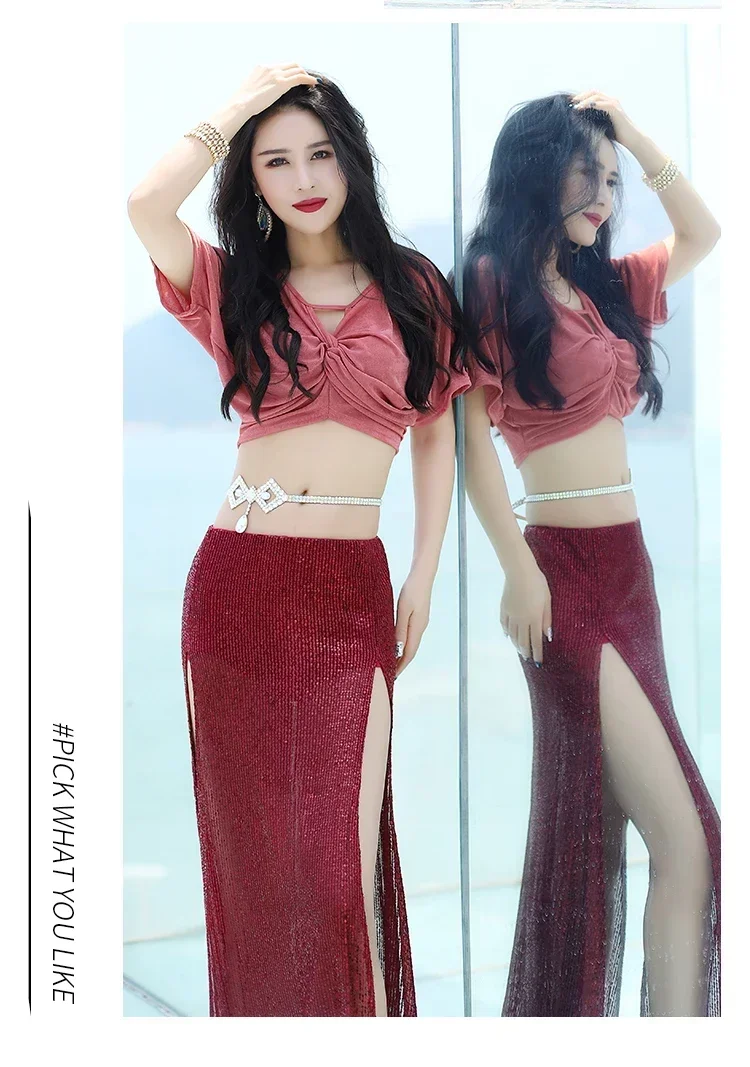 Belly dance new clothing spring and summer women clothing suit women shiny sexy performance clothing oriental dance
Belly dance new clothing spring and summer women clothing suit women shiny sexy performance clothing oriental dance