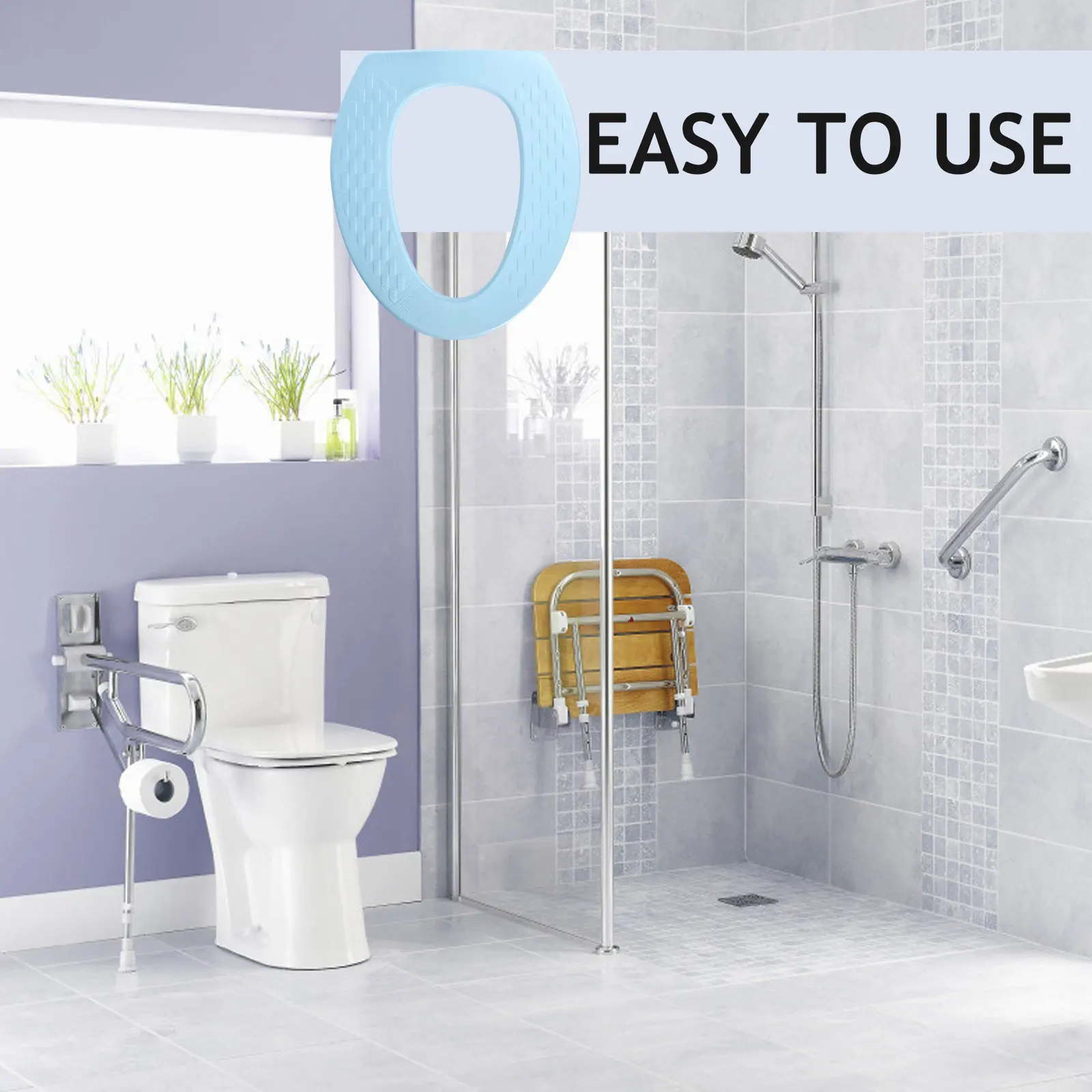 Eva Thick Waterproof Toilet Seat Cushion Pedestal Pan Pad Self-Adhesive Washable Reusable Bathroom Supply For Household
Eva Thick Waterproof Toilet Seat Cushion Pedestal Pan Pad Self-Adhesive Washable Reusable Bathroom Supply For Household