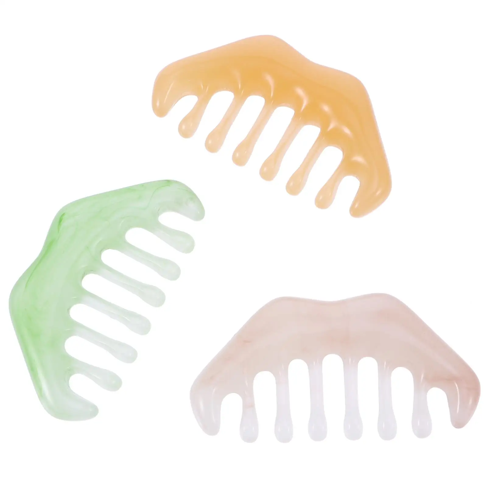 3 Pcs Resin Meridian Comb Ergonomic Smooth Body Guasha Massager Hair Scalp Roller Face Neck Back Leg Scraper Tool Massage
3 Pcs Resin Meridian Comb Ergonomic Smooth Body Guasha Massager Hair Scalp Roller Face Neck Back Leg Scraper Tool Massage
