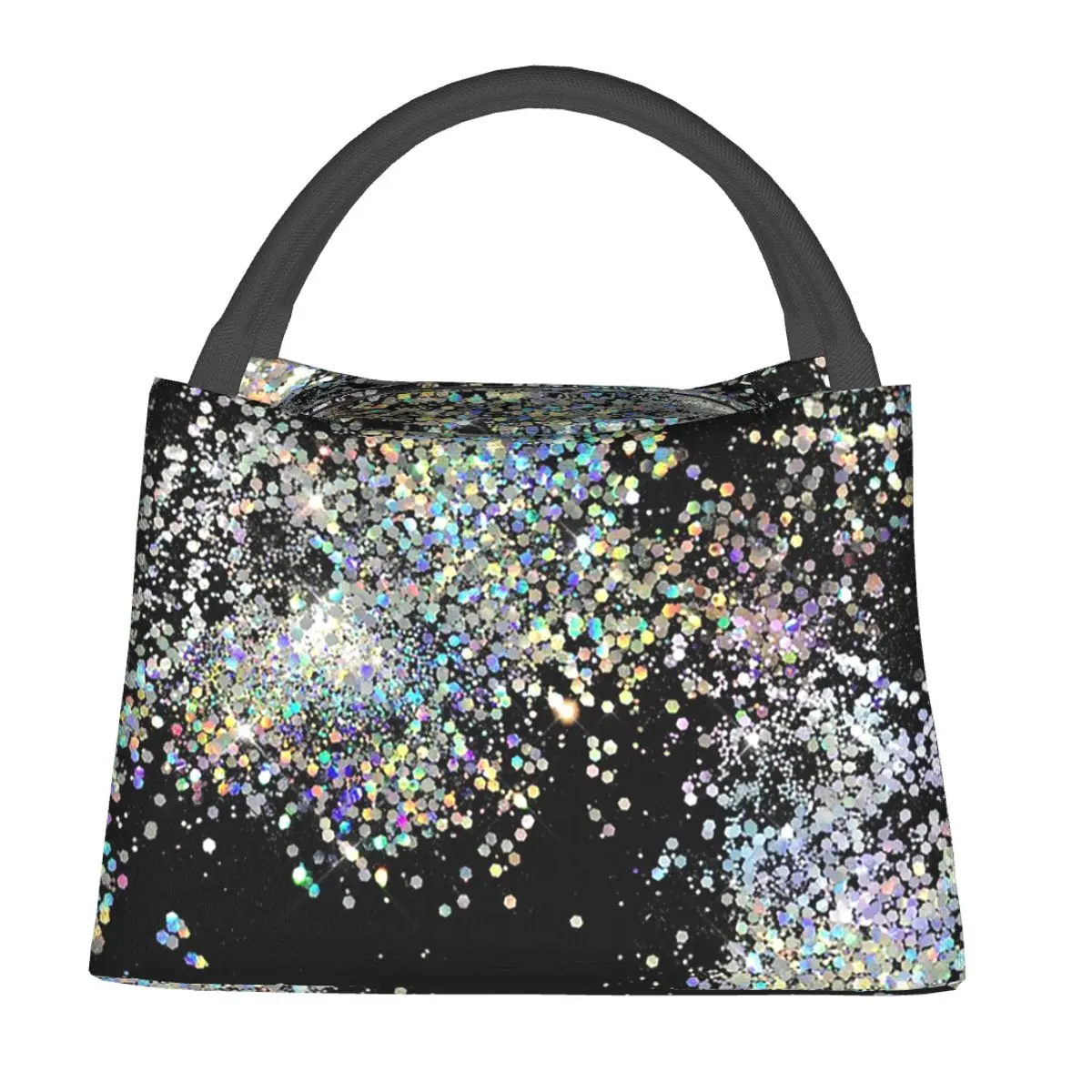 Черная и разноцветная термосумка для обедов с пайетками, изолированная, для женщин и детей, портативная сумка-тоут для еды
Черная и разноцветная термосумка для обедов с пайетками, изолированная, для женщин и детей, портативная сумка-тоут для еды