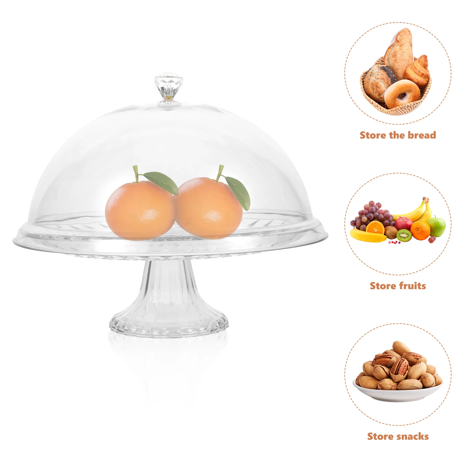 Tall Tray Birthday Cake Dessert Severing Cover Dome Snacks Serving with Plate Holder Lid
Tall Tray Birthday Cake Dessert Severing Cover Dome Snacks Serving with Plate Holder Lid