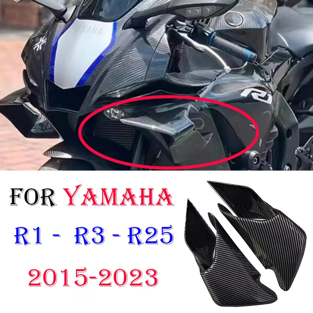 R1 Winglet для Yamaha YZF-R1 R3 R25 2015-2023 Fixed Wind Wing R1M 2021 + аксессуары для обтекателя мотоцикла
R1 Winglet для Yamaha YZF-R1 R3 R25 2015-2023 Fixed Wind Wing R1M 2021 + аксессуары для обтекателя мотоцикла