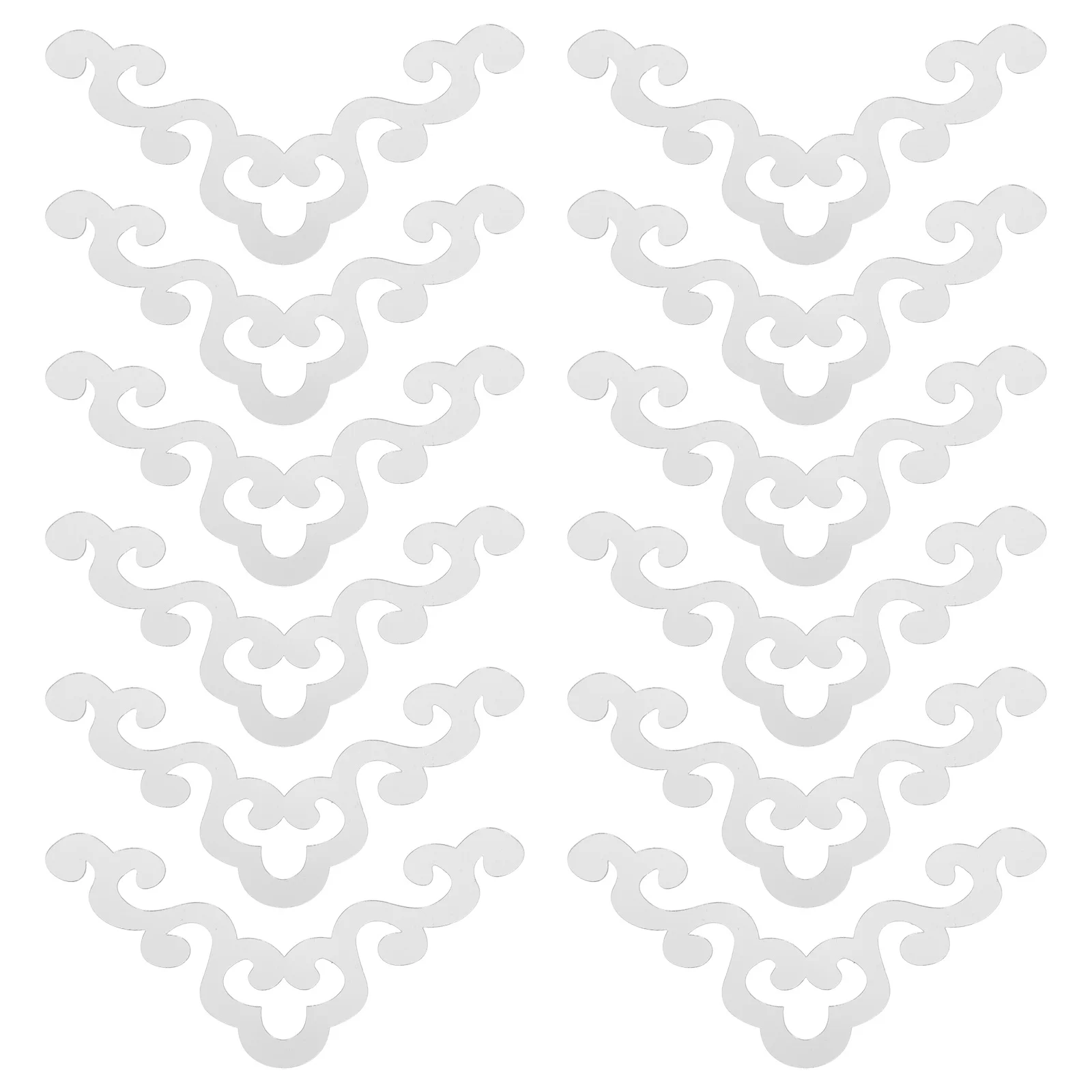 12Pcs Acrylic Mirror Corner Decals Peel Stick Self Adhesive Wall Stickers for Living Room Cabinet Decoration Car Mirror Decals
12Pcs Acrylic Mirror Corner Decals Peel Stick Self Adhesive Wall Stickers for Living Room Cabinet Decoration Car Mirror Decals