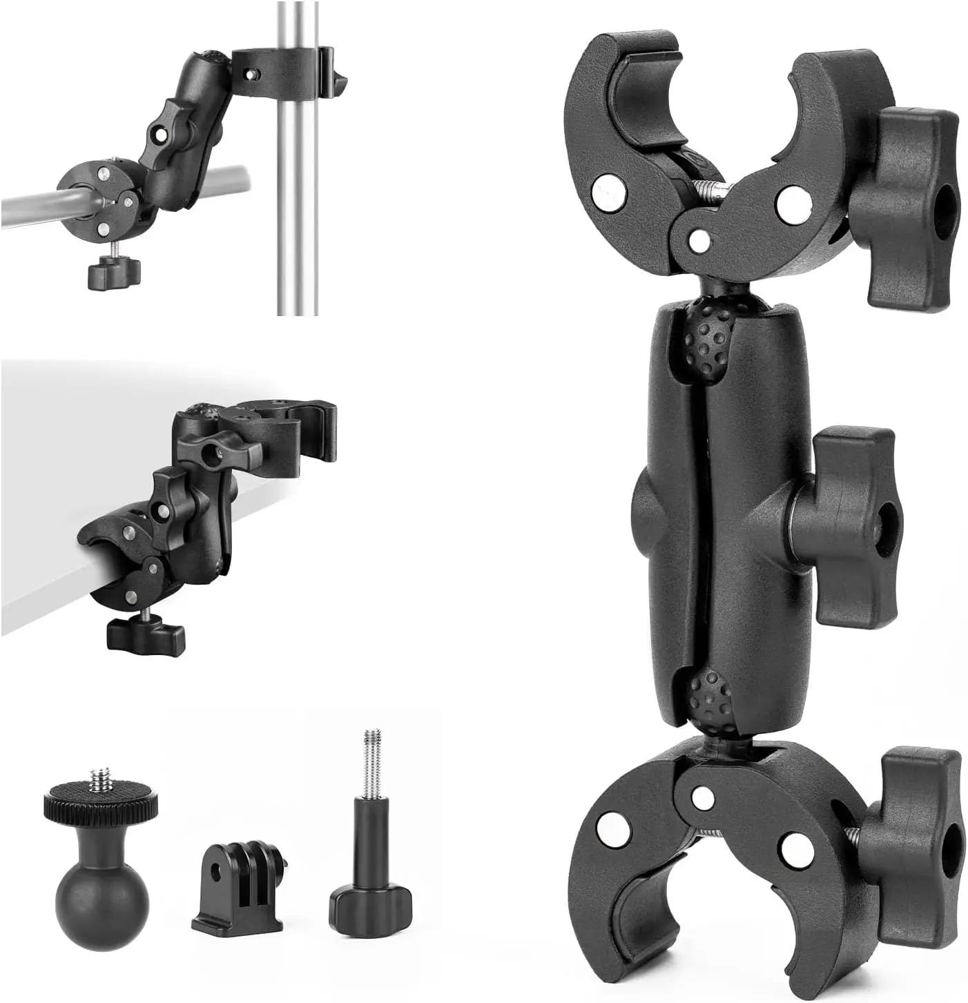 Double Clamp Mount Umbrella Holder Camera Pole Bracket for Stroller Wheelchair Monitor Magic Socket Arm Desk Photo Studio Light
Double Clamp Mount Umbrella Holder Camera Pole Bracket for Stroller Wheelchair Monitor Magic Socket Arm Desk Photo Studio Light