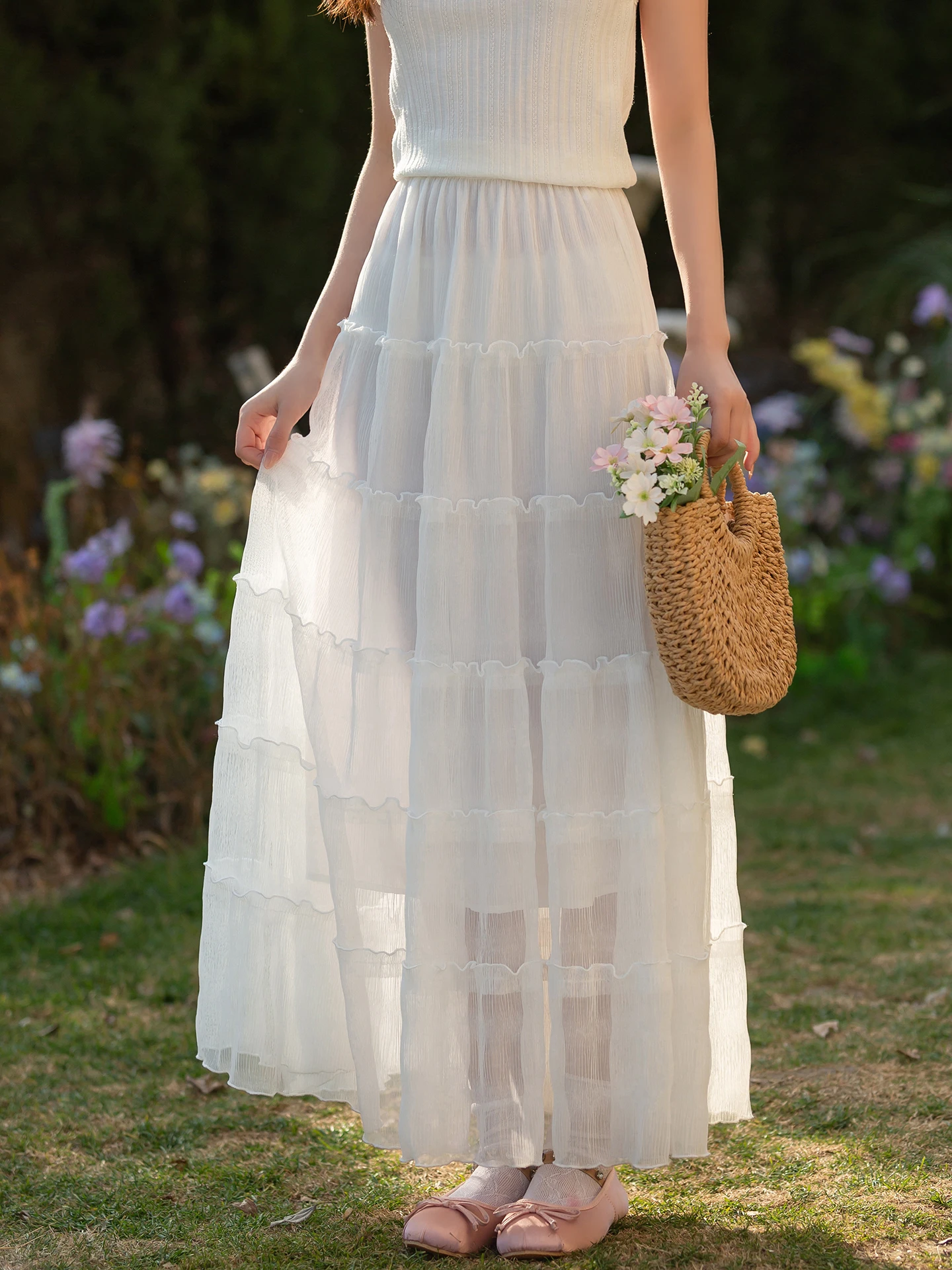 Длинная юбка Sweet Sle с высокой талией, А-силуэта, с кружевным декором, из полиэстера, высокоэластичная, для повседневной носки, Par Ci Walk Skirt
Длинная юбка Sweet Sle с высокой талией, А-силуэта, с кружевным декором, из полиэстера, высокоэластичная, для повседневной носки, Par Ci Walk Skirt