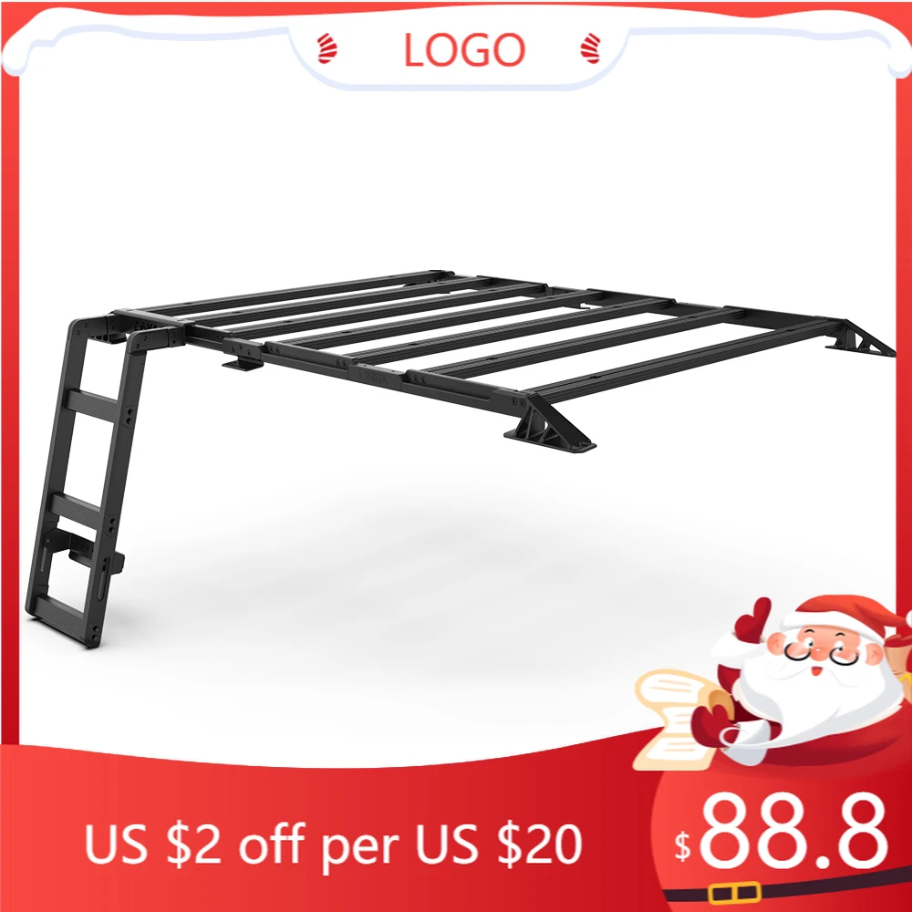 STLF High Quality Aluminum Alloy Roof Rack Luggage Carrier Platform Modification Kit With Side Ladder for GWM Tank 300
STLF High Quality Aluminum Alloy Roof Rack Luggage Carrier Platform Modification Kit With Side Ladder for GWM Tank 300