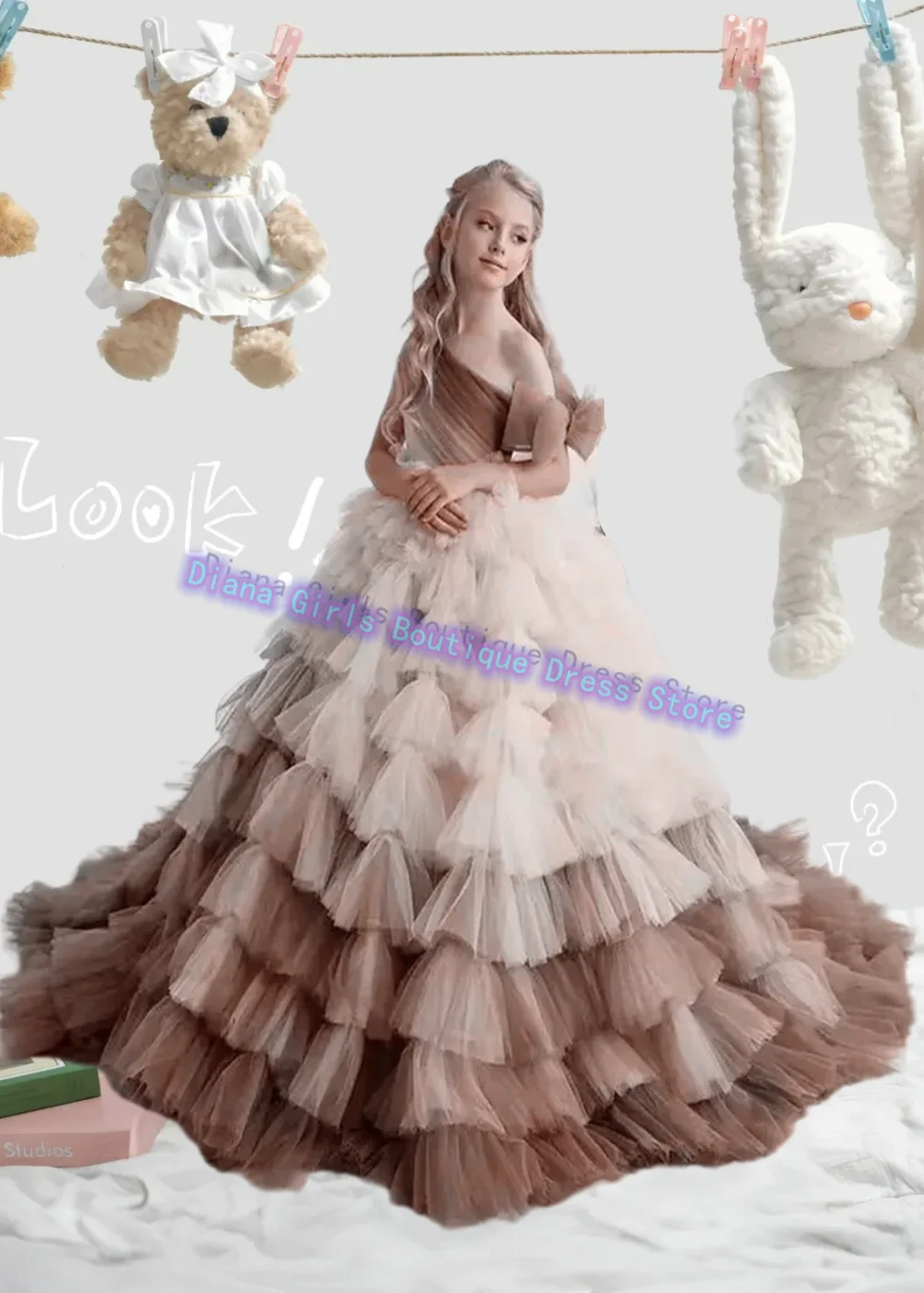 Colour Blocking Flower Girls Dress Magnificent Tulle Fluffu for Wedding Ball Single Shoulder Kids Birthday Party Evening Gowns
Colour Blocking Flower Girls Dress Magnificent Tulle Fluffu for Wedding Ball Single Shoulder Kids Birthday Party Evening Gowns