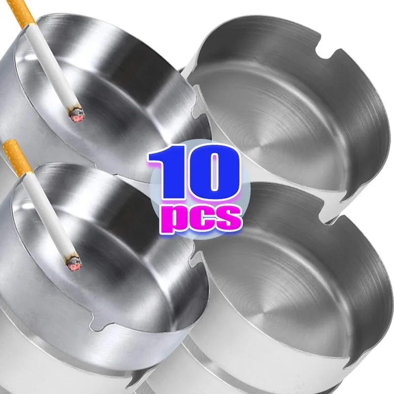 Пепельница из нержавеющей стали, настольный держатель для пепла, круглый металлический держатель для пепла для сигарет, портативный пепельница для отеля, офиса, ресторана, бара
Пепельница из нержавеющей стали, настольный держатель для пепла, круглый металлический держатель для пепла для сигарет, портативный пепельница для отеля, офиса, ресторана, бара