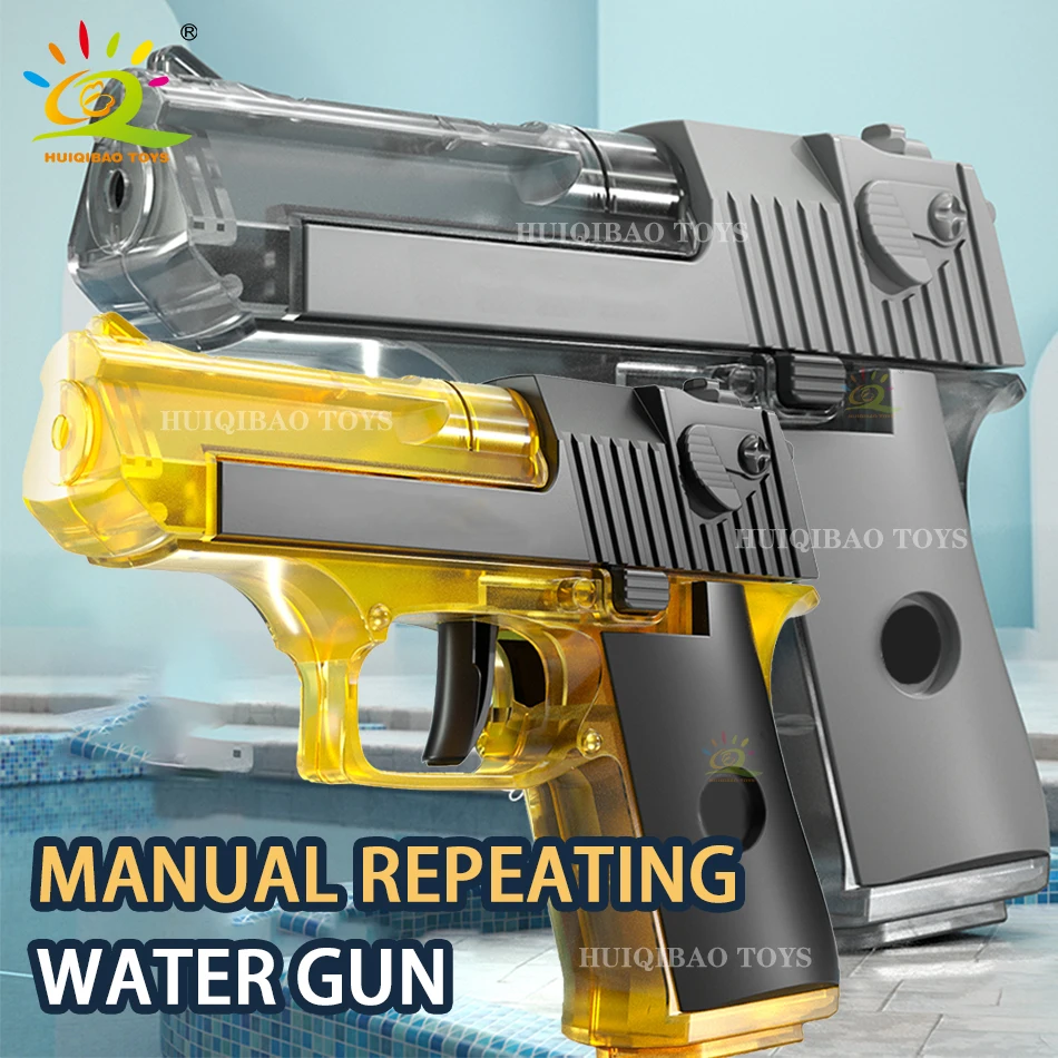 Ручной водяной пистолет HUIQIBAO Desert Eagle, портативный пистолет, летняя игра для стрельбы на открытом воздухе, фэнтезийные игрушки для детей, взрослых, мальчиков
Ручной водяной пистолет HUIQIBAO Desert Eagle, портативный пистолет, летняя игра для стрельбы на открытом воздухе, фэнтезийные игрушки для детей, взрослых, мальчиков