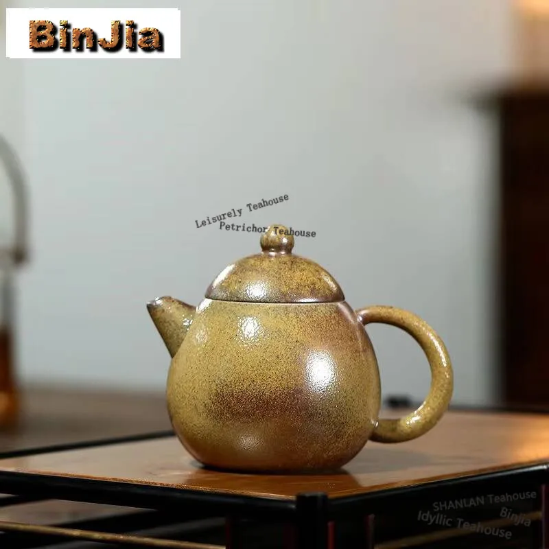 Чайники из фиолетовой глины Yixing, 260 мл, фарфоровый горшок ручной работы с изображением дракона и яиц, необработанная глина, чайный набор
Чайники из фиолетовой глины Yixing, 260 мл, фарфоровый горшок ручной работы с изображением дракона и яиц, необработанная глина, чайный набор
