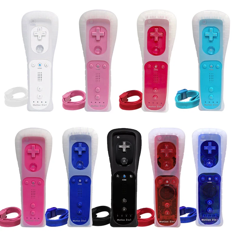 New Remote Controller for Wii with Silicone Case Replacement for Nintendo Nunchuk for Nintendo Wii and Wii U with Motion Plus
New Remote Controller for Wii with Silicone Case Replacement for Nintendo Nunchuk for Nintendo Wii and Wii U with Motion Plus