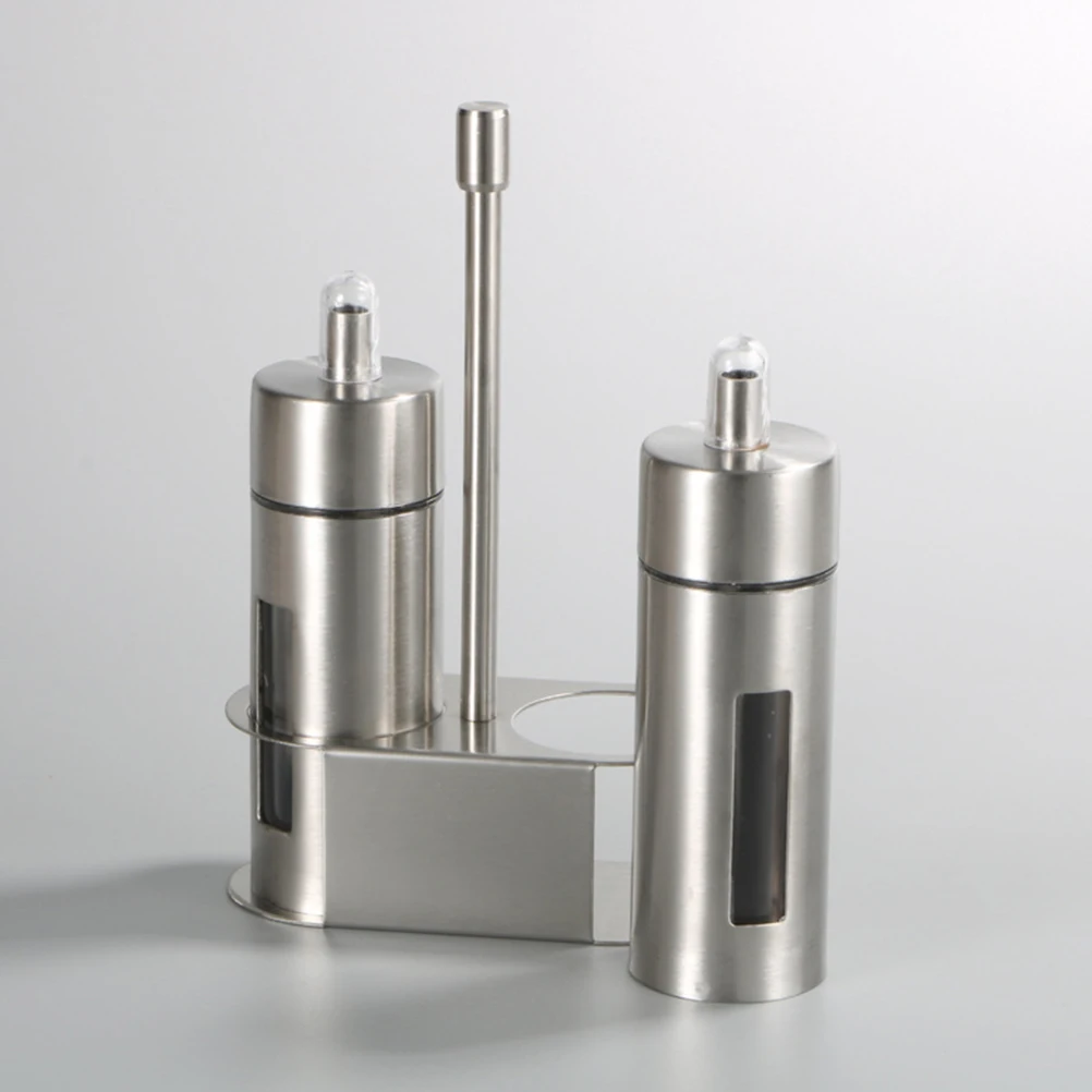 Stainless Steel Seasoning ganizer Gadgets Oil Vinegar Dispenser Set Cruets Bottle Acrylic Material Environmental
Stainless Steel Seasoning ganizer Gadgets Oil Vinegar Dispenser Set Cruets Bottle Acrylic Material Environmental